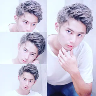 ショート メンズ 及川 光のヘアスタイル