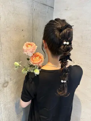 ロング ヘアアレンジ 美髪× ヘアセット✨Araiのヘアスタイル