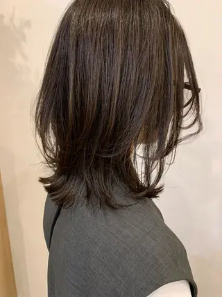 ミディアム 森本 美咲のヘアスタイル