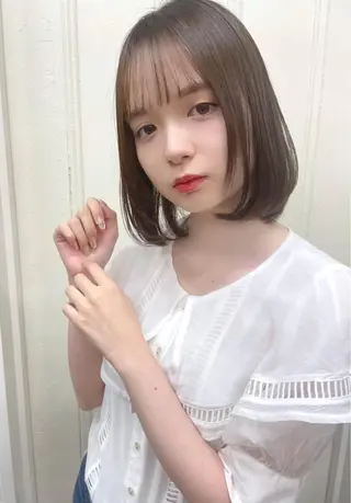 ミディアム Ebihara Satomiのヘアスタイル