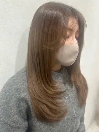 セミロング 中韓🇨🇳🇰🇷 トレンド＆髪質改善のヘアスタイル