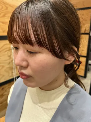 ミディアム カラー メンズ 久木原 ゆりのヘアスタイル