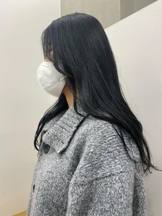 ロング カラー ヘアアレンジ 韓国好き🇰🇷 美容師MIKUのヘアスタイル