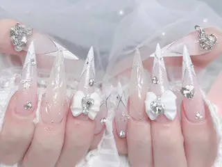ネイル MoMoA Nail ネイル長さ出し専門店のネイルデザイン