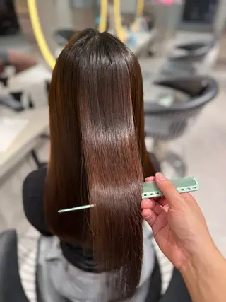 ロング 縮毛矯正/髪質改善 🌟本郷壮一郎のヘアスタイル