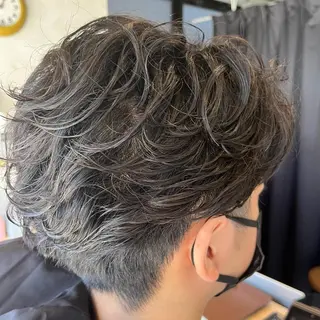 パーマ メンズ 斉藤 凜のヘアスタイル