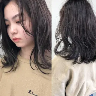 セミロング 小澤大輔 YOLO hairのヘアスタイル