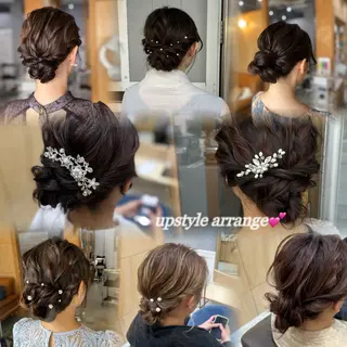 ミディアム miloc MOMOKAのヘアスタイル