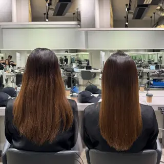 ロング 年齢悩みを全て解消/ 白髪と癖毛 松本雄光のヘアスタイル