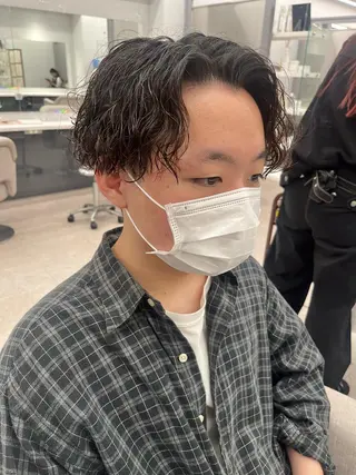 パーマ メンズ 🍐シャドウパーマ メンズ特化/守岡🍐のヘアスタイル