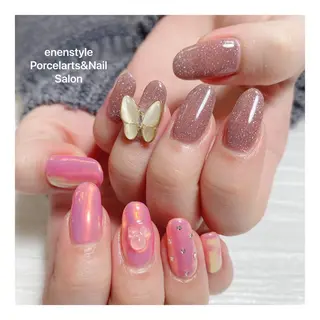 ミディアム ネイル 👑enen style👑のネイルデザイン