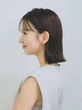 ミディアム 🧸艶々韓国ヘア 🧁mizunaのヘアスタイル