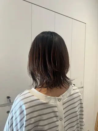 ミディアム NumberThree 綱島店所属・YUME/綱島 /レイヤーカットのヘアスタイル