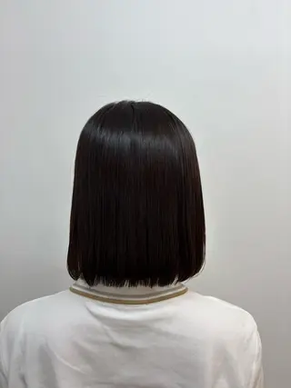 ミディアム みぞぐち じゅりのヘアスタイル