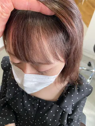 ミディアム 西尾 隆介のヘアスタイル