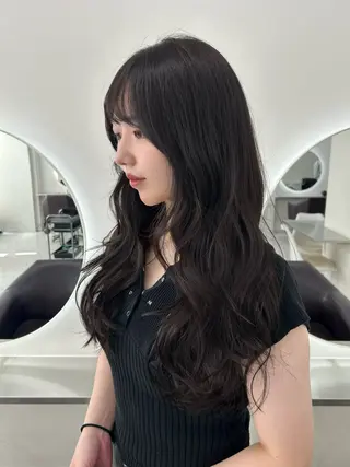 ロング カラー ❄️暗髪/透明感❄️ /reyのヘアスタイル