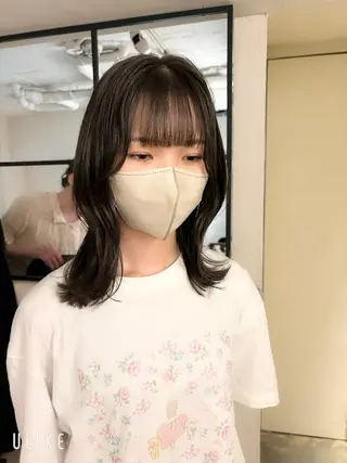 ミディアム カラー ⌇🌹透明感カラー 🌹ᴍᴇɢᴜᴍɪ ⌇のヘアスタイル