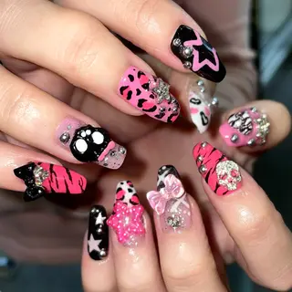 ネイル 【 ﾈｲﾘｽﾄ&ｱｲ ﾘｽﾄ】キヨカのネイルデザイン