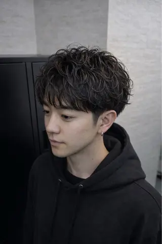 パーマ メンズ 飯塚 ｜メンズ特化 （カット/パーマ）のヘアスタイル