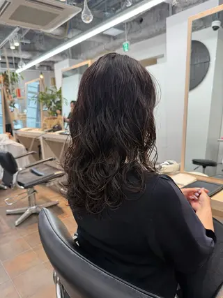 セミロング miwa/ボブパーマ /モードボブのヘアスタイル