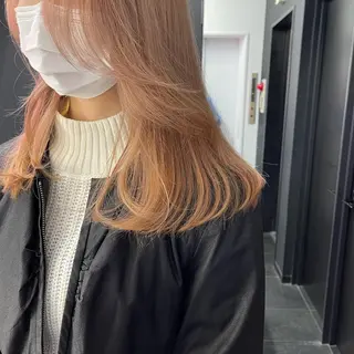 カラー 🤎HAZUKI🤎 ハイトーン✨のヘアスタイル