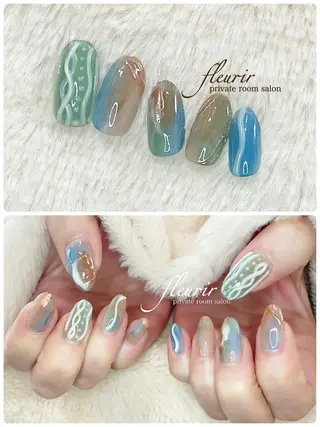 ネイル フルリール 【プライベートサロンのネイルデザイン