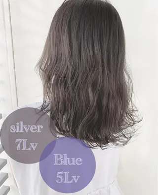 セミロング カラー ヘアアレンジ Zina福岡天神🪞 髪質改善🪞レイヤーのヘアスタイル