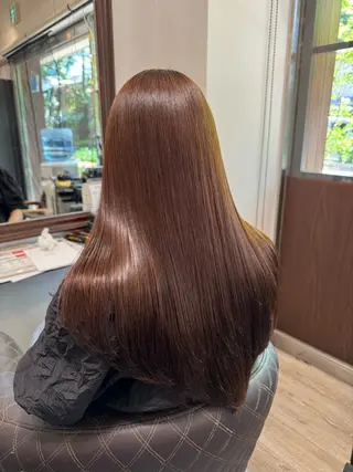 ロング メンズカット/透明感 カラー/河端悠花のヘアスタイル