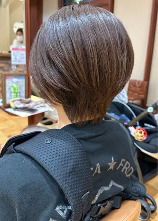 ショート ボブ/ゆるふわ ボブパーマ/とういのヘアスタイル