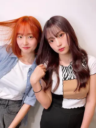 ミディアム カラー Gemini代表 Maedaのヘアスタイル