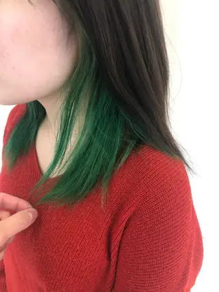 ミディアム カラー 髪質改善/美髪矯 正ヤマモトハルキのヘアスタイル