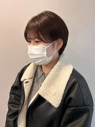 ショート 丸みショート/新宿 /みづき🐏のヘアスタイル