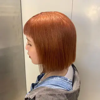 ショート カラー Maya川越/ エクステ/ハイトーンのヘアスタイル