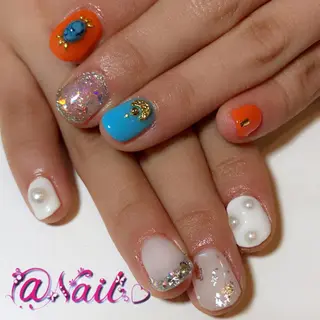 ネイル 小尾 栞のネイルデザイン