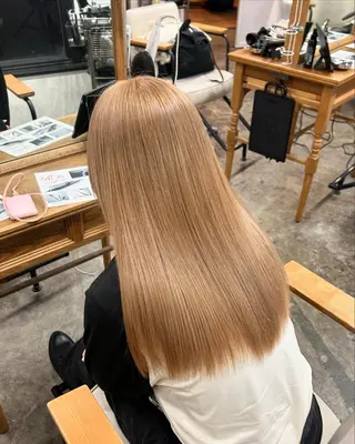 ロング カラー 大阪梅田/ イマムラミヅキのヘアスタイル