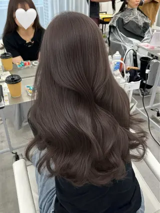 ロング カラー 透明感カラー 古山 結季🌙🖤のヘアスタイル