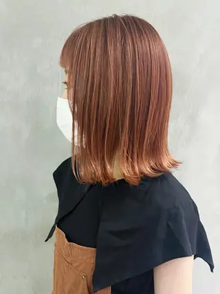 ミディアム カラー パーマ ヘアアレンジ ITbyALBUM 八王子店のヘアスタイル