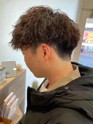 ショート パーマ メンズ メンズパーマ特化/ メッシュ/薫/店長のヘアスタイル