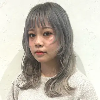 セミロング カラー 🍒中川葵久美🍒 レイヤー/メンズのヘアスタイル
