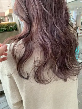ミディアム 髪質改善・ハイトーン 🌈SENAのヘアスタイル