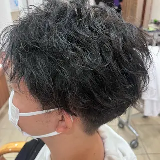 パーマ メンズ 斉藤 凜のヘアスタイル