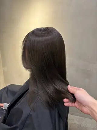 ミディアム カラー 中園康 /カラー/ブリーチのヘアスタイル