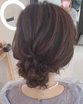 ミディアム ヘアアレンジ キッズ ヘアメイク10年から 美容師💄Anriのヘアスタイル