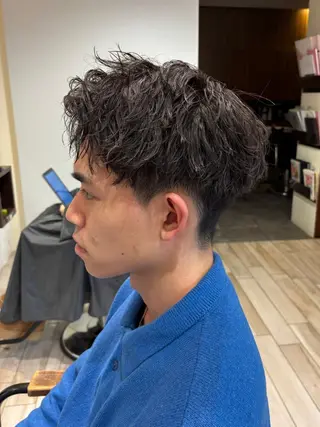 パーマ メンズ おもだか　がく /横須賀中央のヘアスタイル