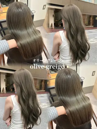 セミロング カラー macheriebyhase所属・藤井 心音のヘアスタイル