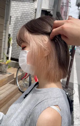 ショート カラー Assemble YUYAのヘアスタイル
