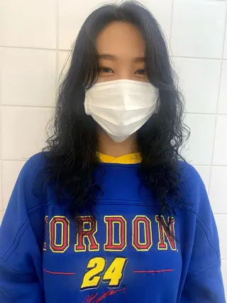 ロング カラー パーマ 🧨ブリーチー×ボブ レイヤー💎じゅえるのヘアスタイル