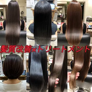 ロング 髪質改善個室サロン' 縮毛矯正・艶カラーのヘアスタイル