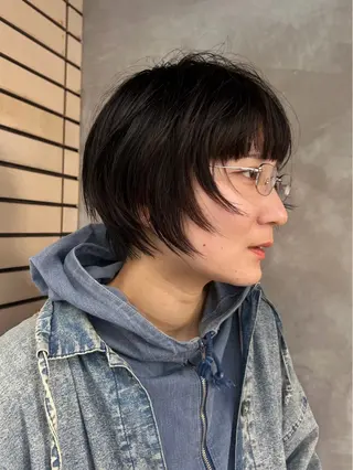 ショート デザインパーマ/ カット/nanaのヘアスタイル