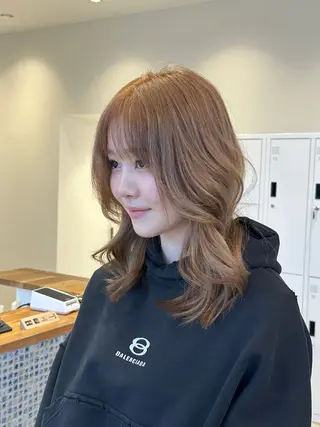 セミロング 【GRANDEUR】 石橋亜嘉史のヘアスタイル